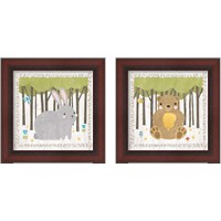 Framed 'Woodland Hideaway 2 Piece Framed Art Print Set' border=