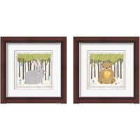 Framed 'Woodland Hideaway 2 Piece Framed Art Print Set' border=