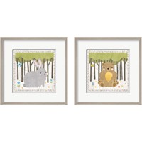 Framed 'Woodland Hideaway 2 Piece Framed Art Print Set' border=