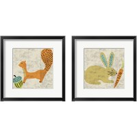 Framed 'Ada's Animals 2 Piece Framed Art Print Set' border=