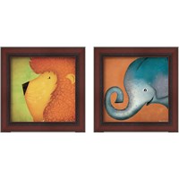Framed Animal WOW 2 Piece Framed Art Print Set