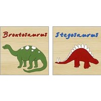 Framed Dino 2 Piece Art Print Set