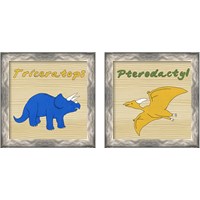 Framed Dino 2 Piece Framed Art Print Set