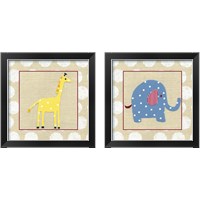 Framed 'Katherine's Animals 2 Piece Framed Art Print Set' border=