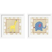 Framed 'Katherine's Animals 2 Piece Framed Art Print Set' border=