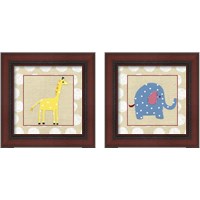 Framed 'Katherine's Animals 2 Piece Framed Art Print Set' border=