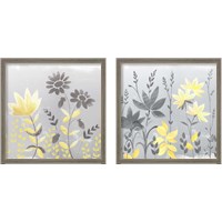 Framed Soft Nature Yellow & Grey 2 Piece Framed Art Print Set