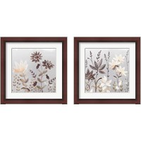 Framed 'Soft Nature Cream 2 Piece Framed Art Print Set' border=