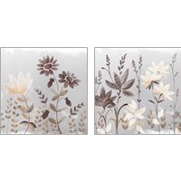 Framed 'Soft Nature Cream 2 Piece Art Print Set' border=