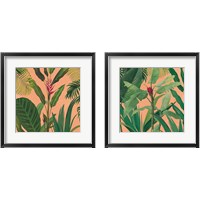 Framed 'Dramatic Tropical 2 Piece Framed Art Print Set' border=