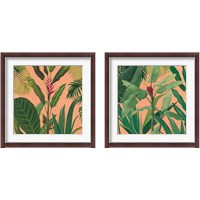 Framed 'Dramatic Tropical 2 Piece Framed Art Print Set' border=