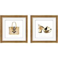 Framed 'Beach Glam 2 Piece Framed Art Print Set' border=