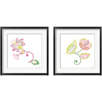 Framed Everyday Chinoiserie Flower 2 Piece Framed Art Print Set