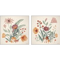 Framed Cottage Botanical 2 Piece Art Print Set