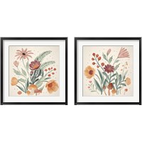 Framed 'Cottage Botanical 2 Piece Framed Art Print Set' border=