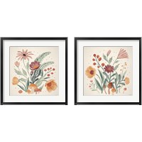 Framed 'Cottage Botanical 2 Piece Framed Art Print Set' border=