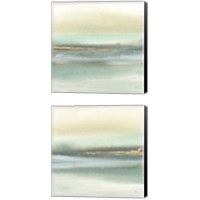 Framed 'Gold Earth 2 Piece Canvas Print Set' border=