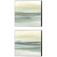 Framed 'Gold Earth 2 Piece Canvas Print Set' border=