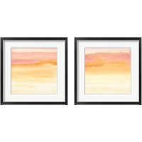 Framed Turmeric and Sand 2 Piece Framed Art Print Set