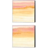 Framed 'Turmeric and Sand 2 Piece Canvas Print Set' border=