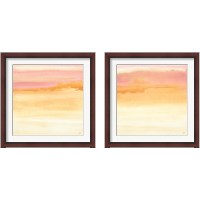 Framed Turmeric and Sand 2 Piece Framed Art Print Set