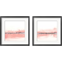 Framed 'Gray Cantaloupe 2 Piece Framed Art Print Set' border=