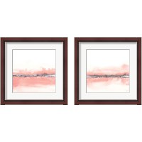 Framed 'Gray Cantaloupe 2 Piece Framed Art Print Set' border=