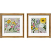 Framed Floral Burst 2 Piece Framed Art Print Set