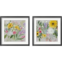 Framed Floral Burst 2 Piece Framed Art Print Set