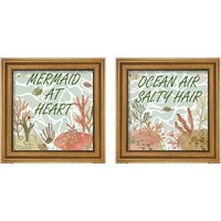 Framed Mermaid at Heart 2 Piece Framed Art Print Set