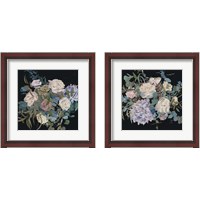 Framed 'Violet Bouquet 2 Piece Framed Art Print Set' border=
