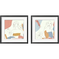 Framed Floral Fantasies 2 Piece Framed Art Print Set