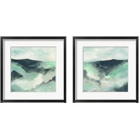 Framed 'Cloud Valley 2 Piece Framed Art Print Set' border=