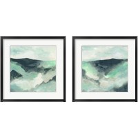 Framed 'Cloud Valley 2 Piece Framed Art Print Set' border=