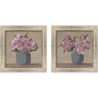 Framed 'Spring Vase 2 Piece Framed Art Print Set' border=
