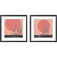 Framed Deep Sea Sunset 2 Piece Framed Art Print Set