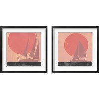 Framed Deep Sea Sunset 2 Piece Framed Art Print Set