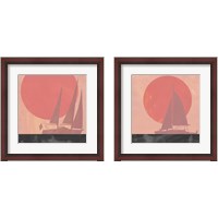 Framed Deep Sea Sunset 2 Piece Framed Art Print Set