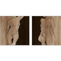 Framed 'Mud Bath 2 Piece Art Print Set' border=