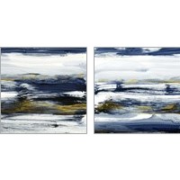 Framed 'Ocean Winds 2 Piece Art Print Set' border=