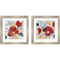 Framed 'Indian Summer Bouquet 2 Piece Framed Art Print Set' border=