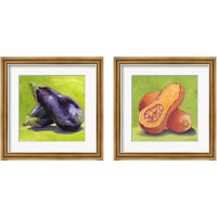 Framed Aubergine & Butternut 2 Piece Framed Art Print Set