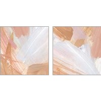 Framed 'Pink Vanilla 2 Piece Art Print Set' border=