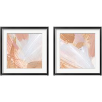 Framed 'Pink Vanilla 2 Piece Framed Art Print Set' border=