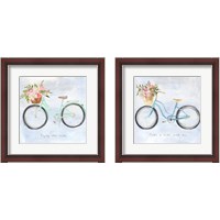 Framed 'Enjoy the Ride 2 Piece Framed Art Print Set' border=