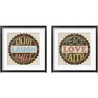 Framed 'Seal Of 2 Piece Framed Art Print Set' border=