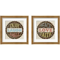 Framed 'Seal Of 2 Piece Framed Art Print Set' border=