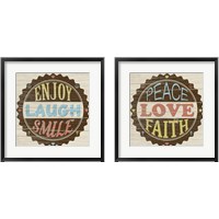 Framed 'Seal Of 2 Piece Framed Art Print Set' border=