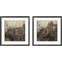 Framed 'Gothic Forest Animal 2 Piece Framed Art Print Set' border=