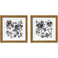 Framed 'Delft Delight Black 2 Piece Framed Art Print Set' border=